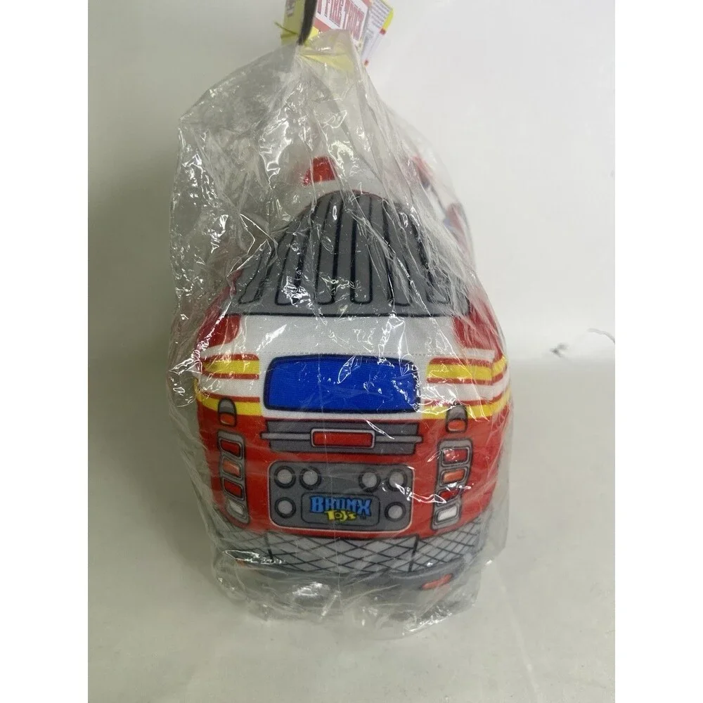 FDNY Fire Truck New York Plush Stuffed Toy Authentic by Bronx Toys NEW